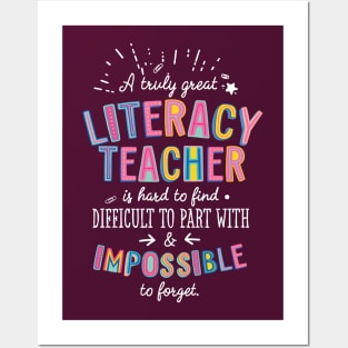 A truly Great Literacy Teacher Gift - Impossible to forget Posters and Art